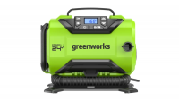 Компрессор автомобильный аккумуляторный Greenworks ACG301, 24V / 12V, без АКБ и ЗУ (3400807)