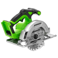 Пила циркулярная аккумуляторная Greenworks GD24CS165 24V, бесщеточная, 57 мм, без АКБ и ЗУ (1501607)