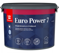 EURO POWER 7 С краска интерьерная стойкая к мытью 9 л.