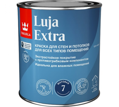 LUJA EXTRA S ekstra-ctojkaya p/matovaya kraska 0.9 l Tikkivala_1