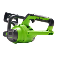 Цепная пила аккумуляторная GreenWorks G24CS25K2, 24V, 25см, c АКБ 2Ач и ЗУ