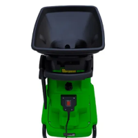 Измельчитель садовый электрический Greenworks GW-2800SD, 220 В, 2800 Вт с контейнером