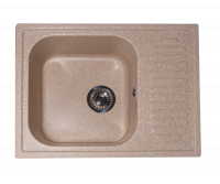 Мойка GranAlliance G-23   (630 х490мм) песочная с сифоном