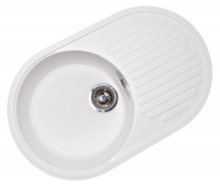 Мойка GranAlliance G-30 (725 х450мм) молочная с сифоном