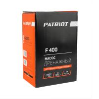 Насос дренажный PATRIOT F 400, д/грязной воды, корпус - пластик, 400 Вт, 8000 л/час.