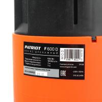Насос дренажный PATRIOT F 600 D; для чистой и грязной воды; корпус - пластик, 600 Вт, 10000 л/час.