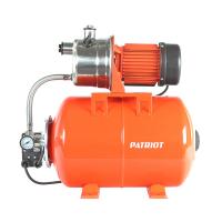 Насосная станция PATRIOT PW 850-24 INOX, насосная часть - нерж. сталь, бак 24 л, 850 Вт, 3000 л/час.