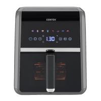 Аэрогриль Centek CT-3189 (серый) <5л> 1500Вт, сенсорное управление, 8 программ, обдув 360