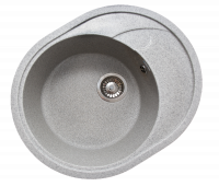 Мойка GranAlliance G-33 (570х465мм) графит с сифоном