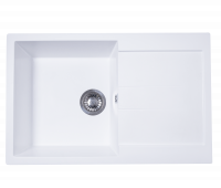 Мойка GranAlliance G-40 (765 х490мм) молочная с сифоном