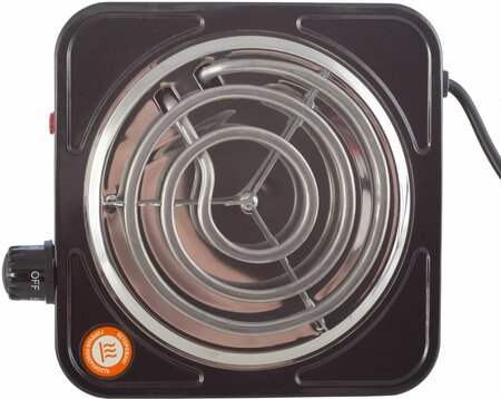Plitka elektricheskaya Centek CT-1508 Black 1 konforka TEN 140mm, 1000Vt, indikator raboty_3