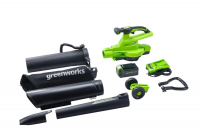 Greenworks 40В VT Воздуходув-пылесос аккумуляторный б/щ (без АКБ и ЗУ)