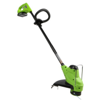 Триммер аккумуляторный Greenworks G24LT25K2 24V, АКБ 2 А.ч и ЗУ (2107207SA)