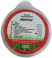 Триммерная леска 3,00мм х 60м (звезда) "FORZA" FZ (звезда) 60м