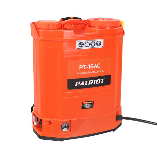 Raspylitel rantsevyj akkumulyatornyj PATRIOT PT-16AC, svintsovo-kislotnyj; 8 Ach, 16 l_2