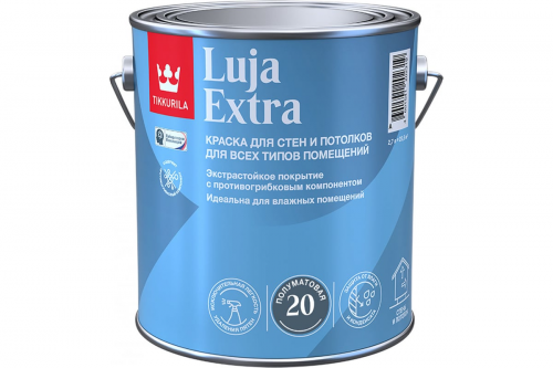 LUJA EXTRA S ekstra-ctojkaya p/matovaya kraska 2.7 l Tikkivala_1