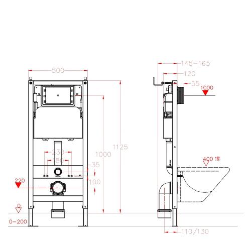 Installyatsiya s pnevmaticheskim upravleniem EvaGold 500P dlya podvesnogo unitaza_2