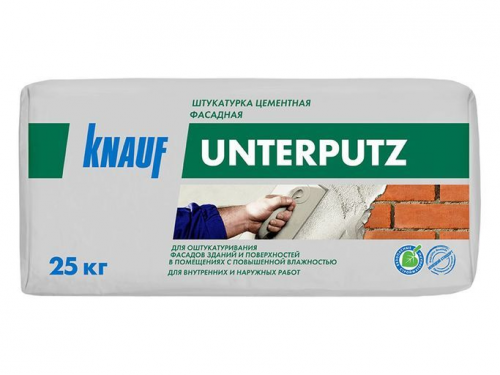 Izvestkovo-tsementnaya shtukaturka «Unterputts» 25 kg_1