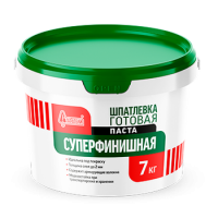 Шпаклевка готовая Суперфинишная 7кг Старатели