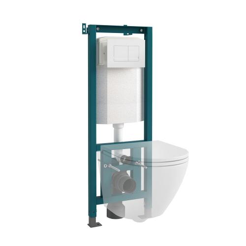 Knopka smyva EvaGold 01 plastik kvadrat belaya dlya installyatsii EvaGold 400 i EvaGold 500_3