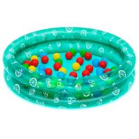 Бассейн надувной Bestway 51141 Play Pool круглый с мячами 91*20 см, 73 л 030468