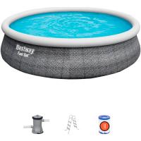 Бассейн с набором 457*107 см  Bestway 57372 арт.006188