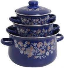 Nabor kastryul StalEmal 1s408 (2l.\4l.\5.5l.) 6 pr. 