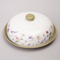 Блюдо для блинов agness "Flower story" 23*10 см 358-2185