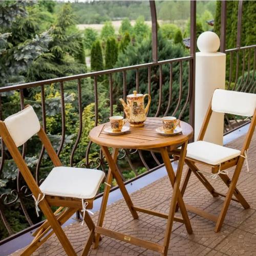 Nabor mebeli Nikki Garden story akatsiya tsvet dereva, bezhevyj (stol+ stul akatsiya 2sht) GS088_4