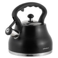 Чайник 2.7л из нержавеющей стали со свистком и ручкой "soft touch" (100313BL)