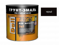 ГРУНТ-ЭМАЛЬ по ржавчине (0,75л.) черный "Рогнеда" (20412)