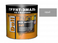 ГРУНТ-ЭМАЛЬ по ржавчине (0,75л.) серый "Рогнеда" (20411)