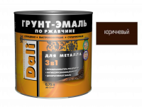 ГРУНТ-ЭМАЛЬ по ржавчине (0,75л.) коричневый "Рогнеда" (20414)