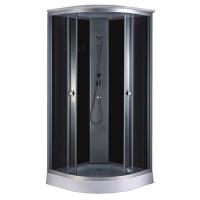 Душевая кабина ДАНА-720 B (черная) 110*110*215 высокий поддон (3 места)