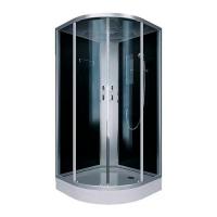 Душевая кабина ERLIT ER3510P-C2-RUS 1000*1000*2150 тонированное стекло, низкий поддон, Россия