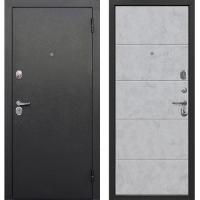 Дверь мет.Гарда 7,5 Букле черный Бетон снежный 960 правая (Россия) г.Йошкар-Ола