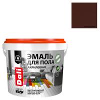 Эмаль для пола акриловая, красное дерево, 0,9 кг "DALI" (65129)
