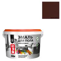 Эмаль для пола акриловая, красное дерево, 2,2 кг "DALI" (65136)