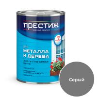 Эмаль ПФ-115 для металла и дерева св. серая 0,9 кг