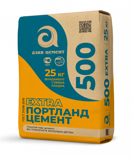 TSement II/A-P 42,5N (GOST31108-2020) (M-500) 25kg 
