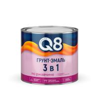 Грунт-эмаль по ржавчине Formula Q8 шоколадная 1,8 кг