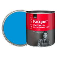 Грунт-эмаль по ржавчине алкидная 2,7 кг. "РАСЦВЕТ" голубая (5281)