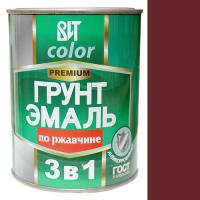 Грунт-эмаль по ржавчине ВИТ color (кр-коричн 0,8 кг  "ЦАРИЦЫНСКИЕ КРАСКИ")