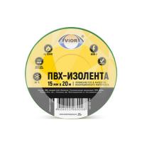 Изолента 15мм*20м желто-зеленая AVIORA 305-059