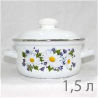 Кастрюля 1.5л С-15084АП2 РОМАШКОВОЕ ПОЛЕ