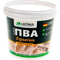 Клей ПВА СТРОИТЕЛЬ Ultima ведро 0,9 кг