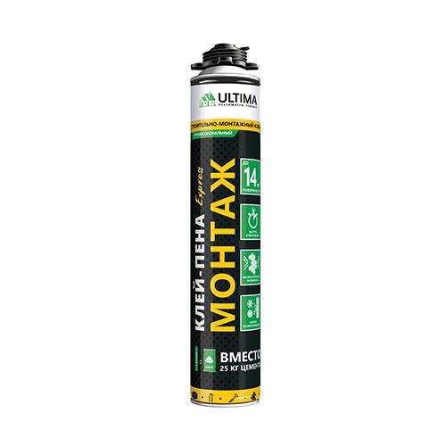 Klej-pena ULTIMA Express MONTAZH 750ml_1
