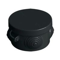 Коробка распаячная D85*40 для о/п IP54 040-039Ч ЧЕРНАЯ VKL electric
