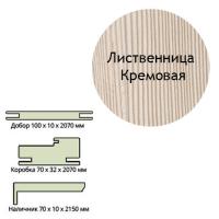 Коробка телескоп 3D-Line 70*28*2070 четв.42мм с уплот. крем.лиственница Леском