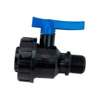 Кран шаровой компрессионный ВР/НР 1/2" х 1/2" ТПК-АКВА "Политэк" (60 шт.)